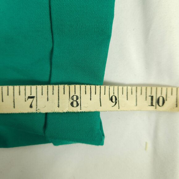 NWT VTG Sweetbriar Womens 14 31x8 Green Pleated High Rise Chino Mom Shorts - Picture 8 of 8